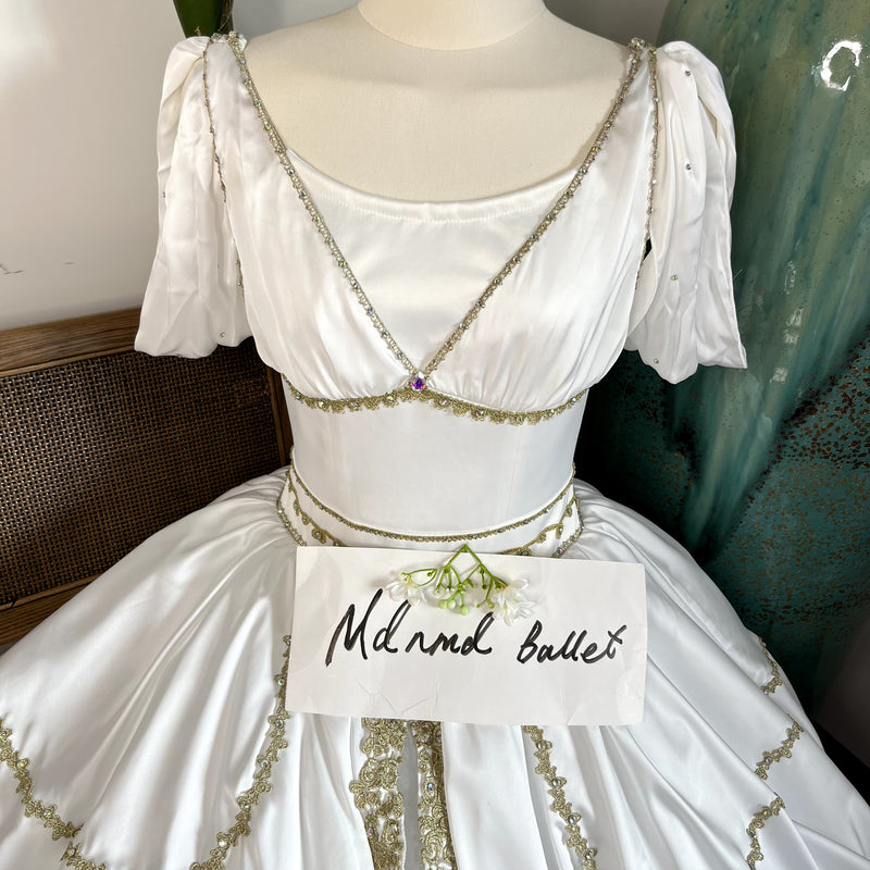 Hebe Variation Ballet Tutu - Flora's Awakening Youth Goddess Lace Performance Dress for Adults & Kids-MDC1048