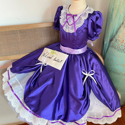 Coppélia Ballet Gown: Handmade with Lace and Bow Design - Ideal Ballet Dress for Girls-MDC0330