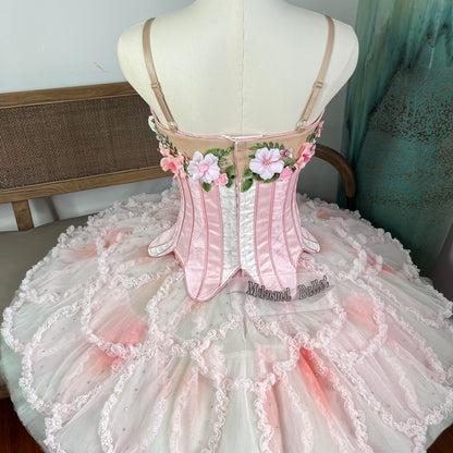 Ballet dress for "Sleeping Beauty" Ballet dress for "La Sylphide" Children's dance dress Girls' ballet dress Adult ballet dress Professional ballet dress Pancake-style dance dress-MDT1193