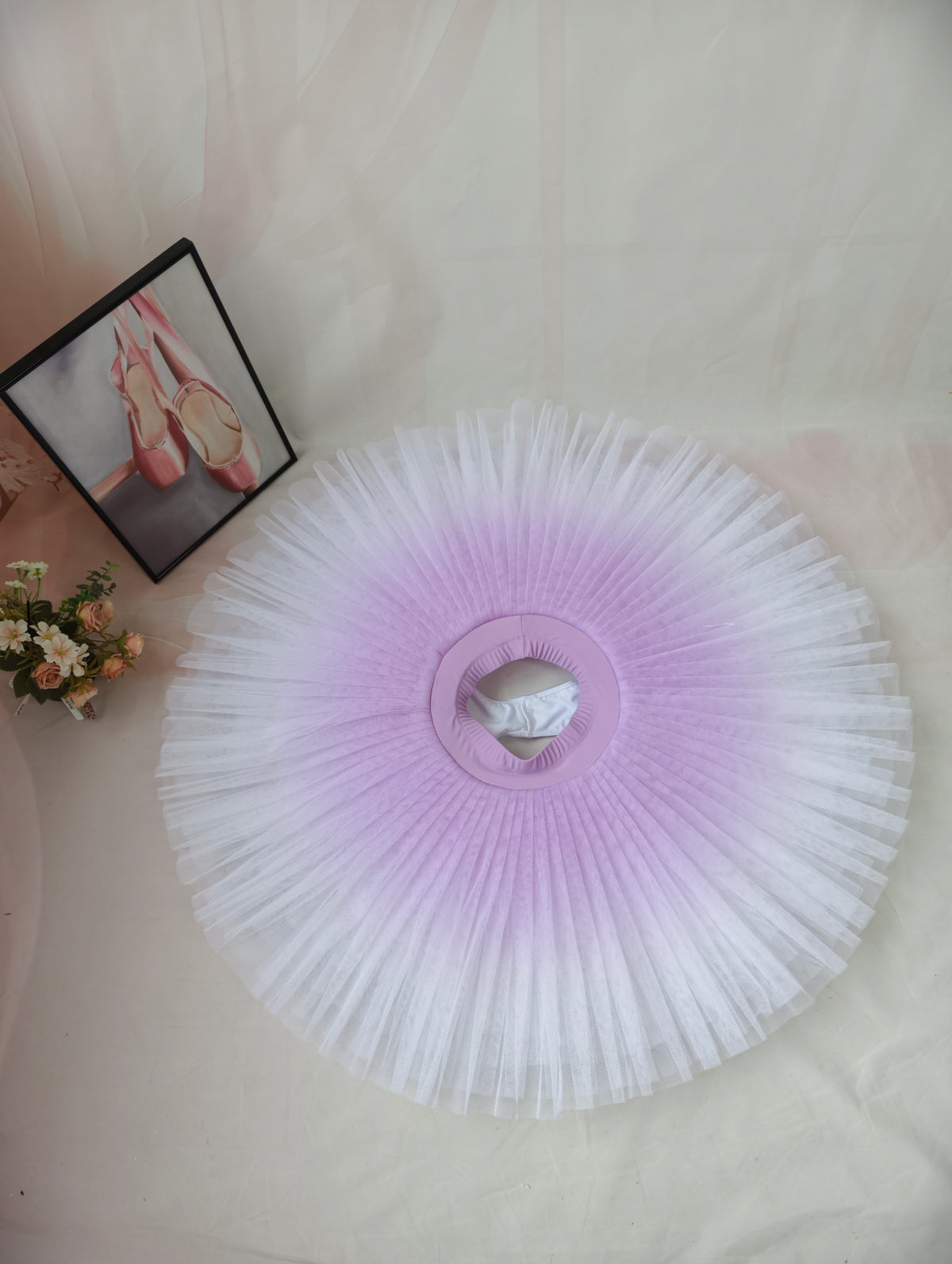 Classical pancake practice tutu for training, rehearsal - Multiple Sizes & Ombre Colors