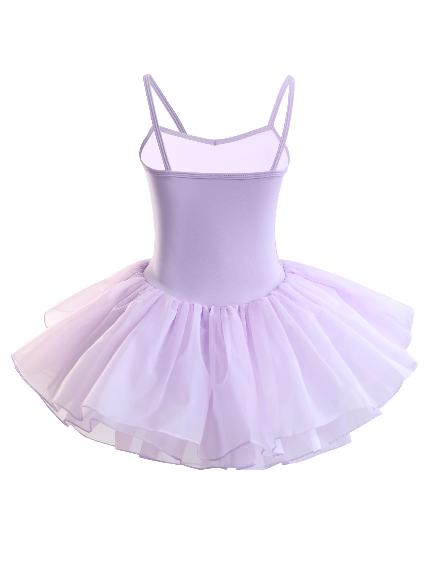 Girls Sequin Cami Ballet Leotard Tutu Dress-TM034