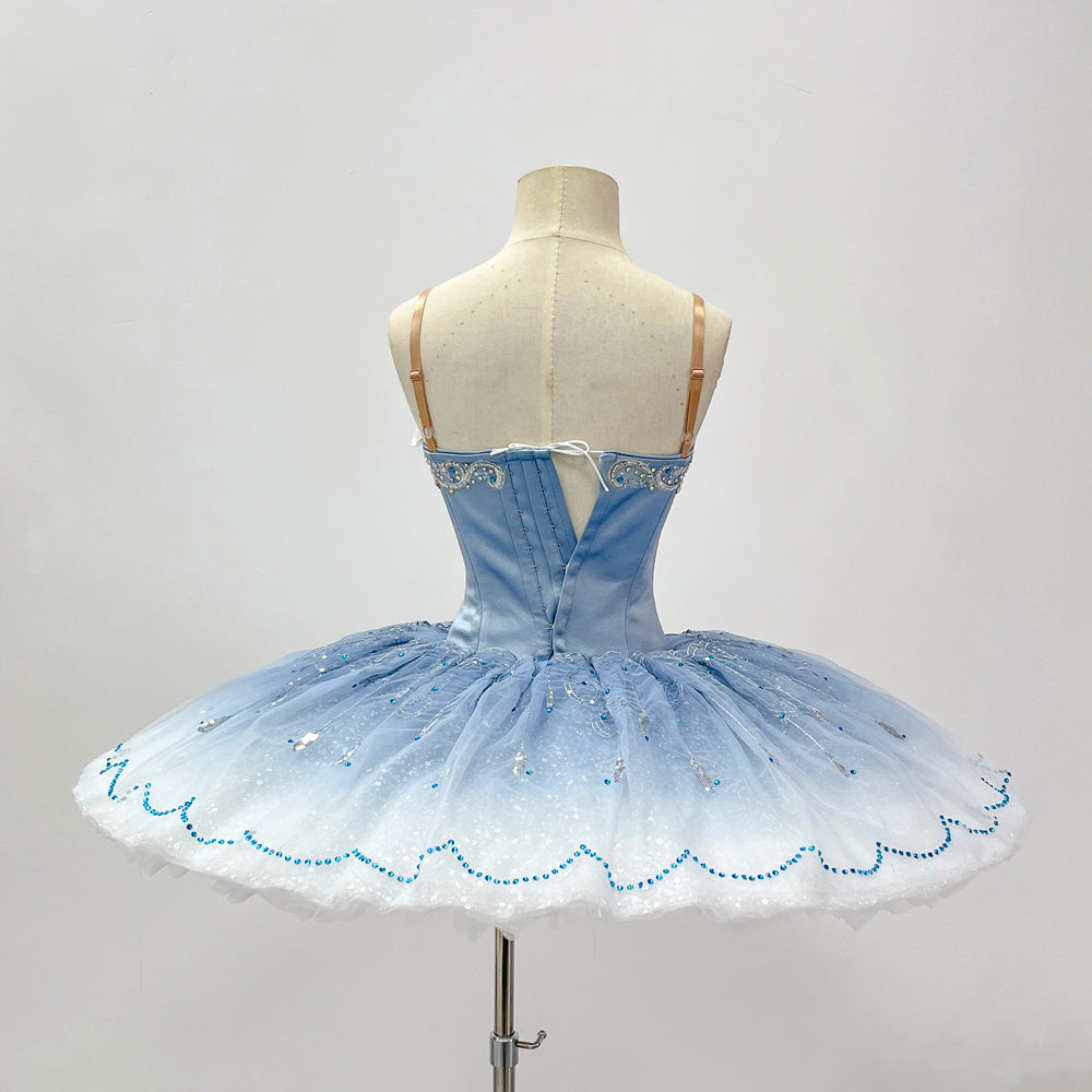 Sleeping Beauty Paquita Professional Ballet Tutu Blue Classic Custom Sizes Adult & Kids Stiff Tulle-MDT1731