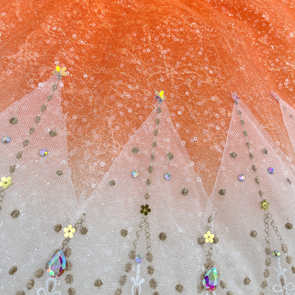 Custom Paquita Ballet Tutu Variation - Golden Embellished Stage Costume for Performances-MDT1544