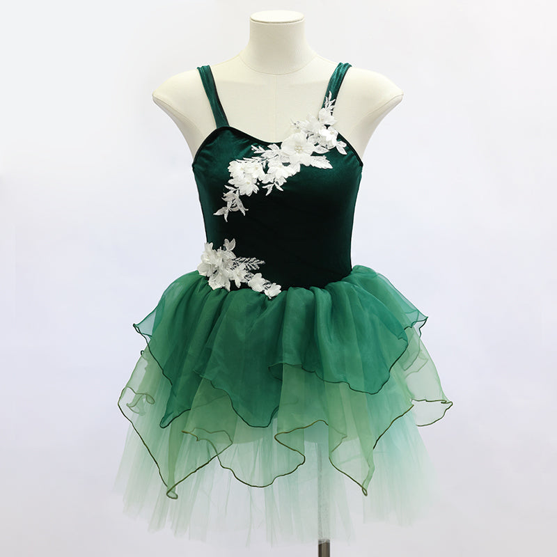 BLC2222 La Fille aux Fleurs - Classic Romantic Ballet TuTu Dress- Size LC| Ready-to-Ship