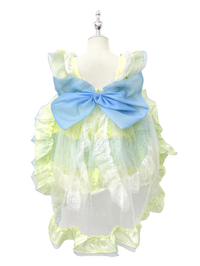 Yellow Blue Tulip Lolita Princess Dress for Toddler Girls-W26009