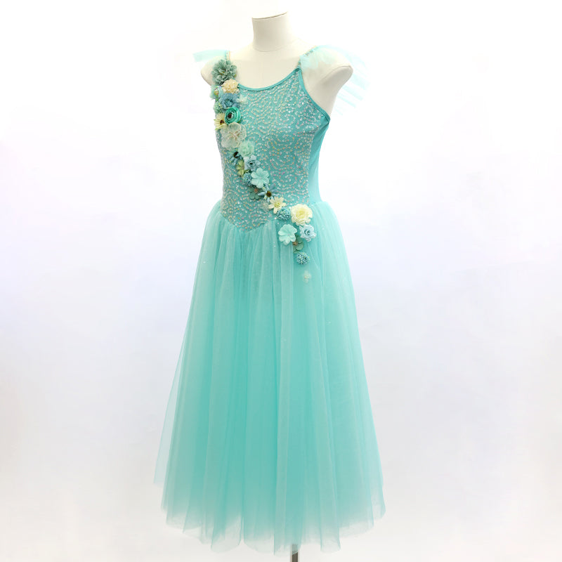 BLC2242 Coppelia  Ballet Tutu Long Dress Costume- Size MA| Ready-to-Ship