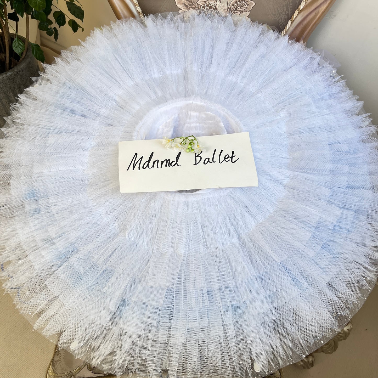 Royal Blue Ballet Tutu with Crystal Embellishments - MDT0287