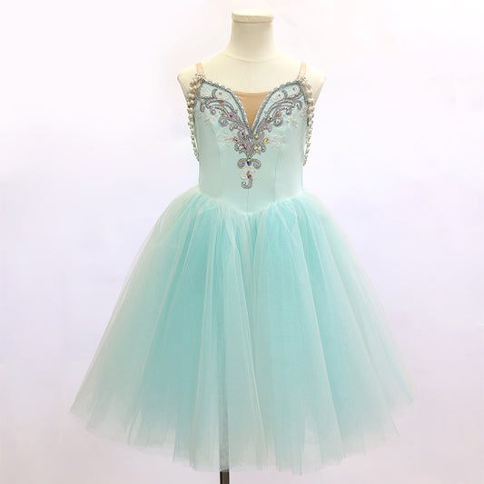 The Pearl and the Ocean Ballet Tutu Long Dress- Size 125| Ready-to-Ship
