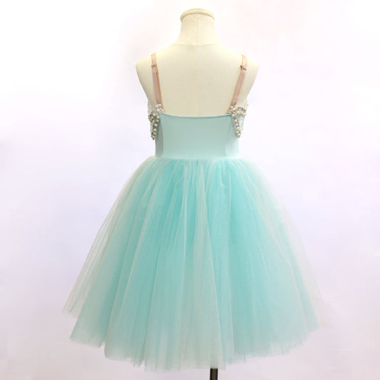 The Pearl and the Ocean Ballet Tutu Long Dress- Size 125| Ready-to-Ship