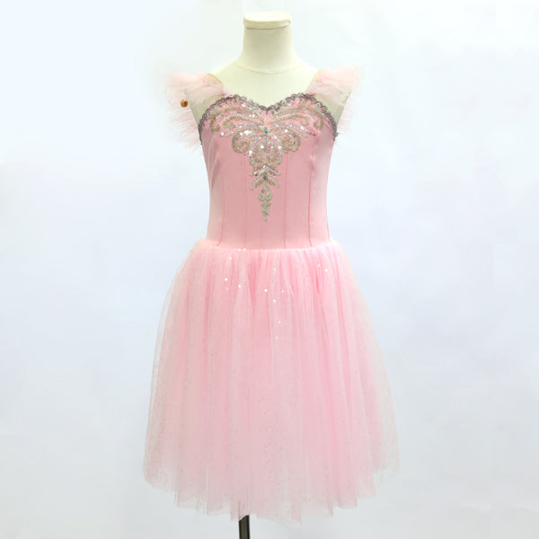 Pink Long Romantic Ballet TuTu Dress Costume- Size MC| Ready-to-Ship