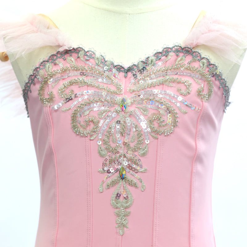 Pink Long Romantic Ballet TuTu Dress Costume- Size MC| Ready-to-Ship