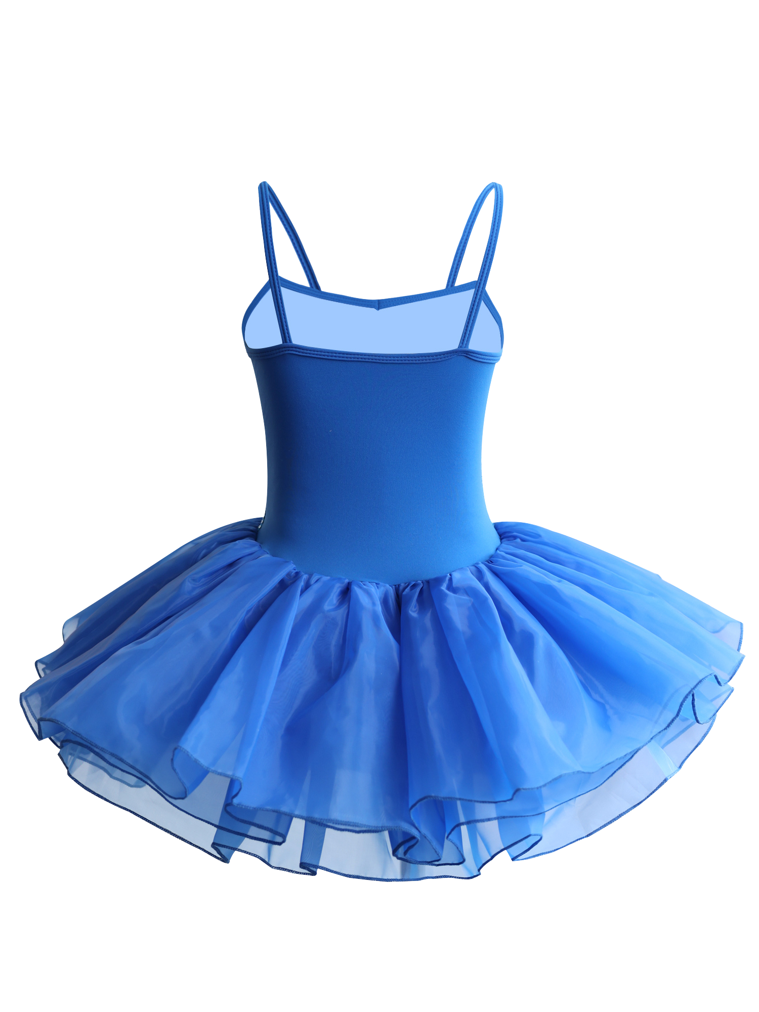 Girls Sequin Cami Ballet Leotard Tutu Dress-TM034