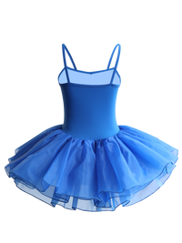 Girls Sequin Cami Ballet Leotard Tutu Dress-TM034