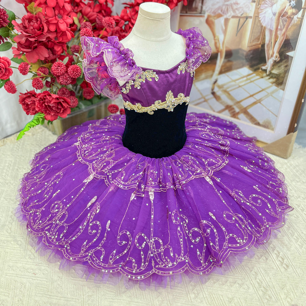 Premium Lilac Sleeping Beauty Esmeralda Tutu | Ballet Variation Costume | Custom Sizing Adults & Children-MDT1471