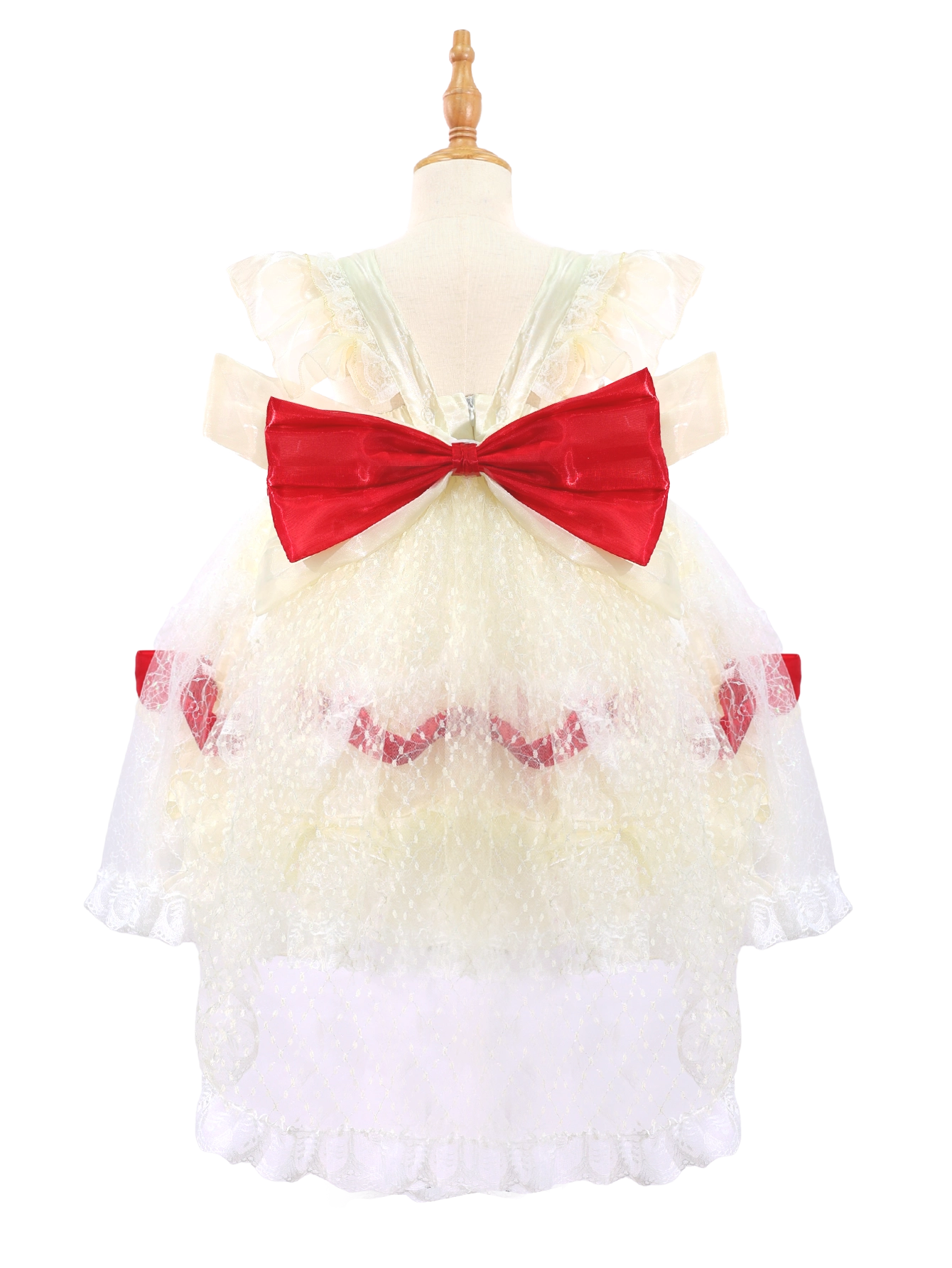 Strawberry Lolita Tutu Princess Dress for Toddler Girls-W26021