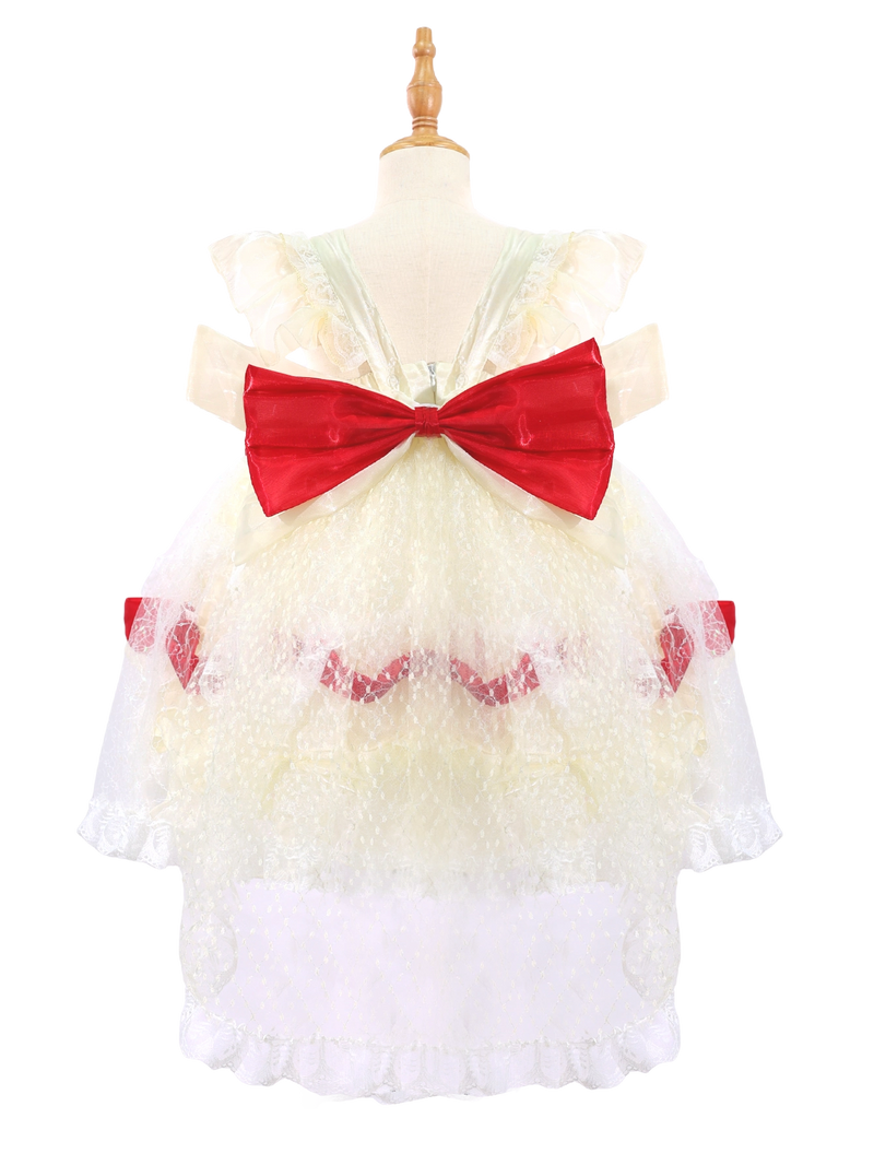 Strawberry Lolita Tutu Princess Dress for Toddler Girls-W26021