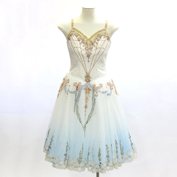 BLC2144 Gradient Swan Lake Variation Professional Ballet Tutu Long Dress - Size 162 | Ready-to-Ship