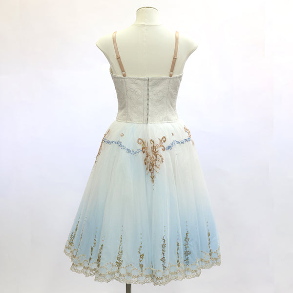 BLC2144 Gradient Swan Lake Variation Professional Ballet Tutu Long Dress - Size 162 | Ready-to-Ship