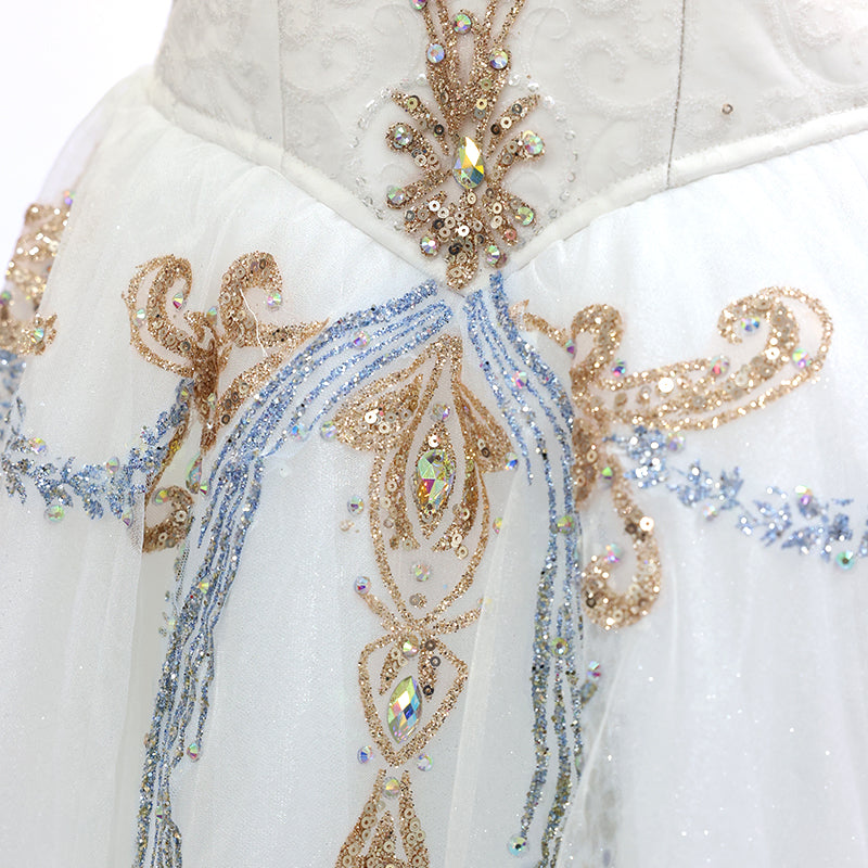 BLC2144 Gradient Swan Lake Variation Professional Ballet Tutu Long Dress - Size 162 | Ready-to-Ship