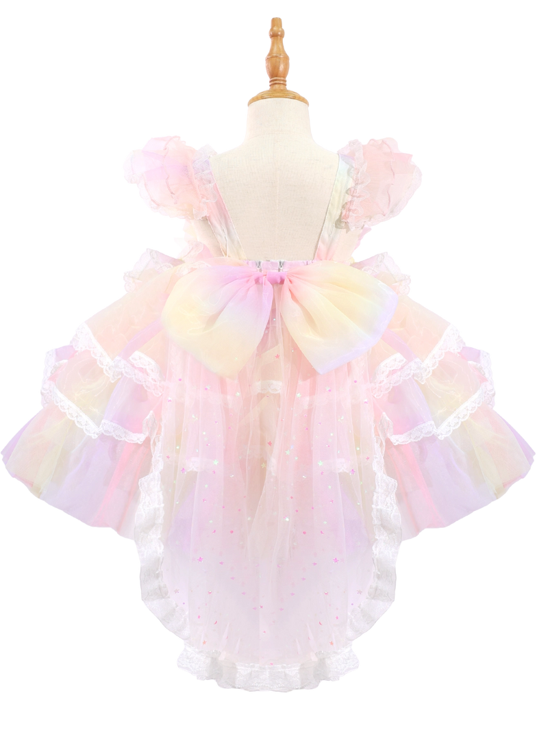 Rainbow Fairy Lolita Princess Dress for Toddler Girls-W26007