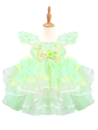 Green Tinker Bell Inspired Lolita Princess Dress for Girls-W26003