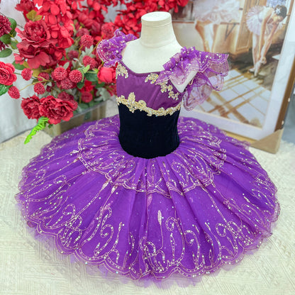 Premium Lilac Sleeping Beauty Esmeralda Tutu | Ballet Variation Costume | Custom Sizing Adults & Children-MDT1471