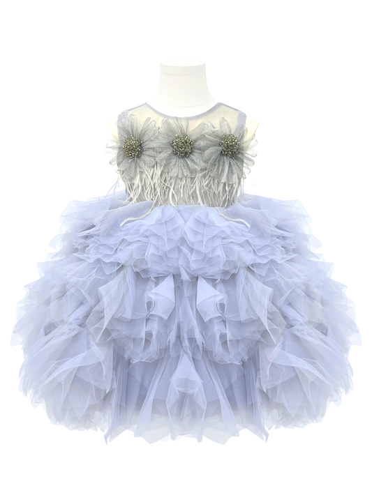 Silver Swan Gown