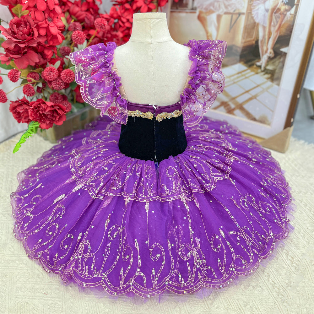 Premium Lilac Sleeping Beauty Esmeralda Tutu | Ballet Variation Costume | Custom Sizing Adults & Children-MDT1471