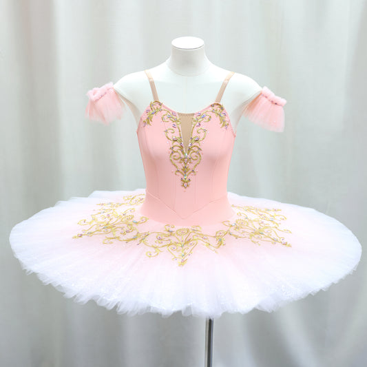 Handmade Custom Pink Pancake Tutu Sleeping Beauty Ballet Stage Costume-