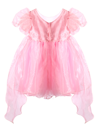 Girls Pink Sequin Embroidery Puff Sleeve Princess Dress Gown-XGZ9005