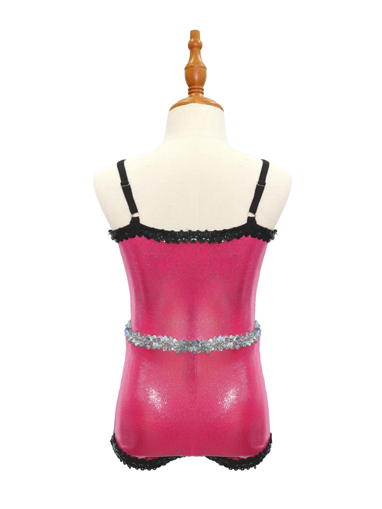 Pink Metallic Jazz Dance Leotard for Girls JSP007