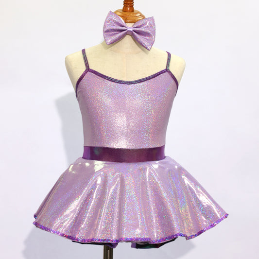 JSP001 Kids Jazz Dance Skirt  Dance Outfits- Size IC| Ready-to-Ship