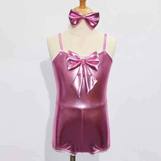 JS005 Kids Pink Jazz Dance Outfits- Size IC| Ready-to-Ship