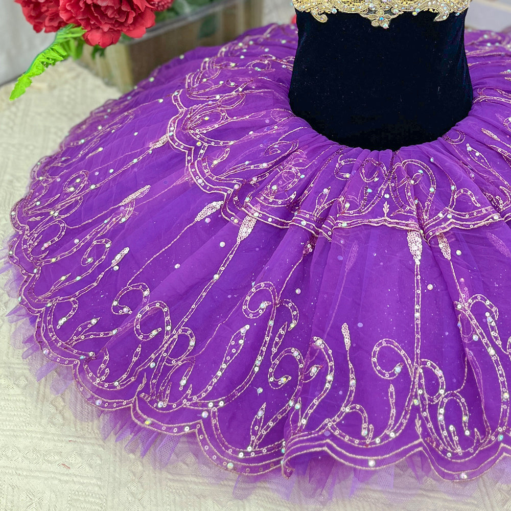 Premium Lilac Sleeping Beauty Esmeralda Tutu | Ballet Variation Costume | Custom Sizing Adults & Children-MDT1471