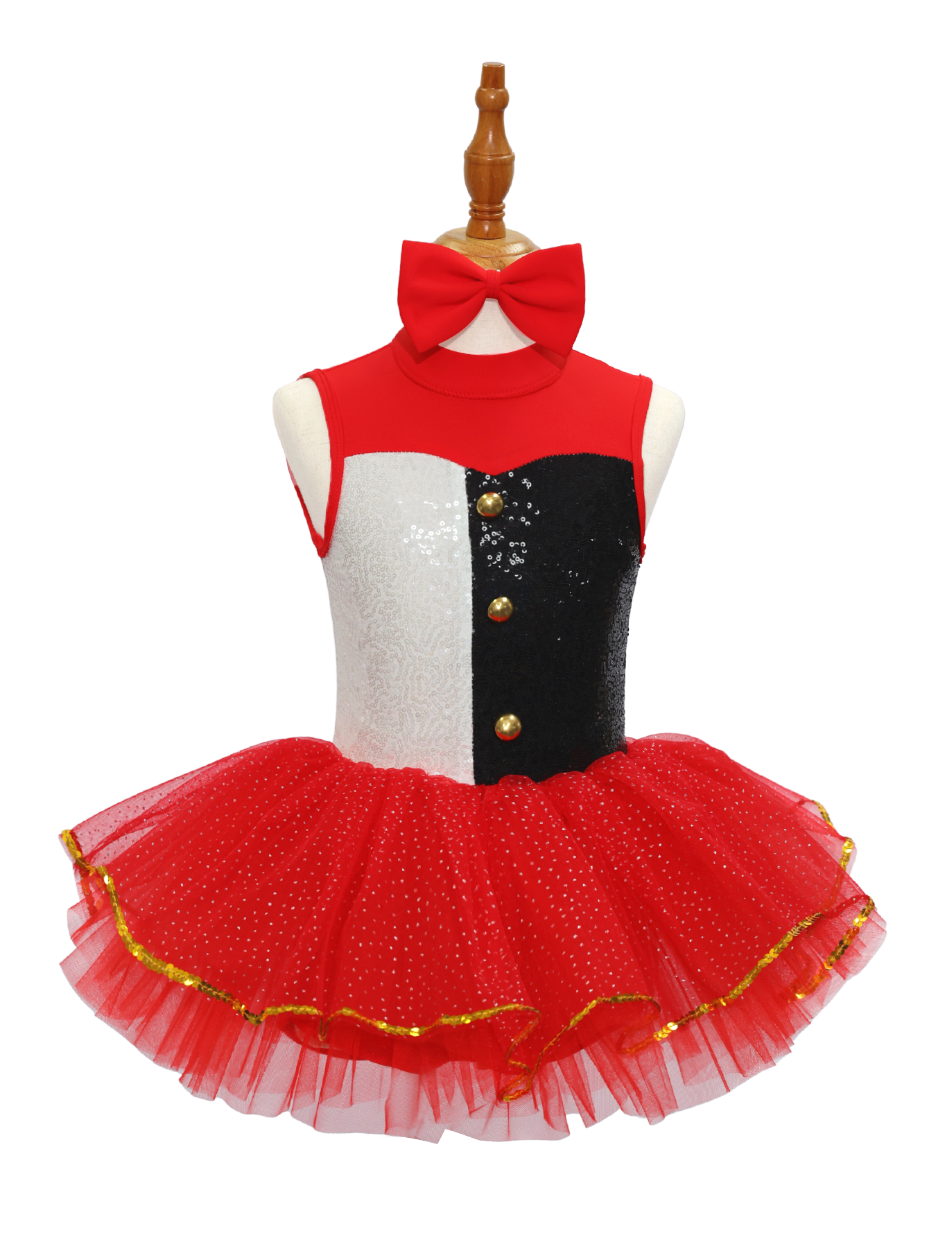 Clown Style Kids Jazz Dance Costume JSP012
