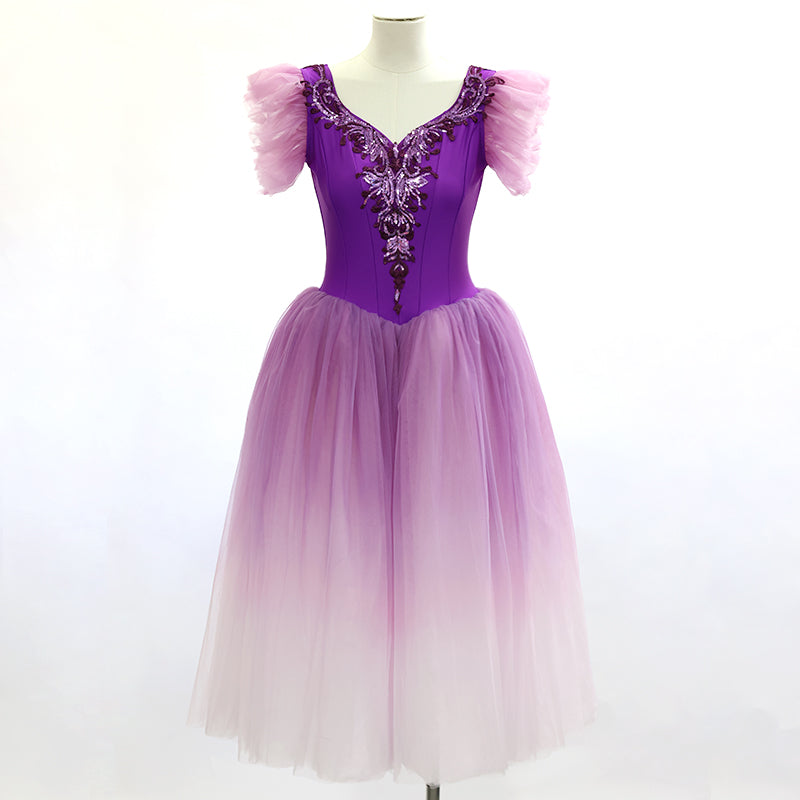 Long Romantic Ballet Tutu Dress - Performance Wear- Size SA | Ready-to-Ship