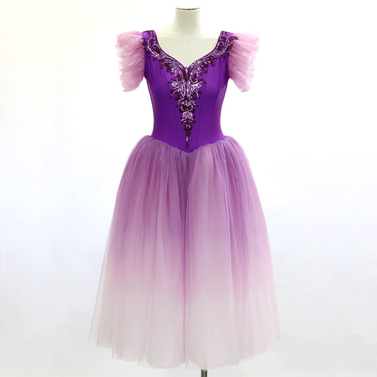 Long Romantic Ballet Tutu Dress - Performance Wear- Size SA | Ready-to-Ship