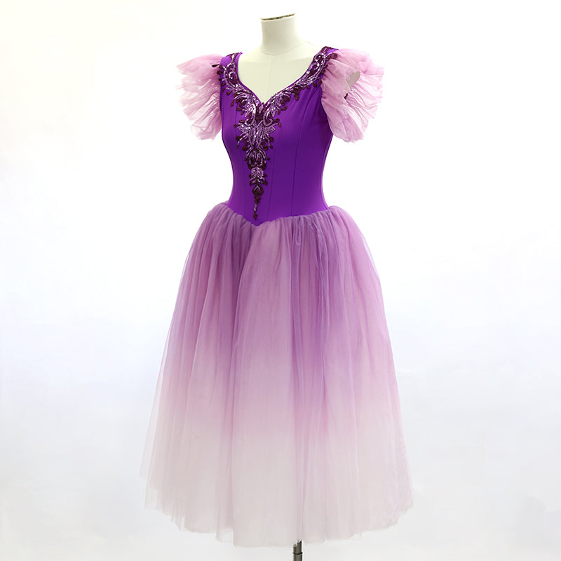 Long Romantic Ballet Tutu Dress - Performance Wear- Size SA | Ready-to-Ship