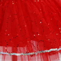 Red Black Striped Kids Jazz Dance Costume JSP008
