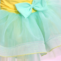Kids Green  Jazz Dance Skirt JSP016