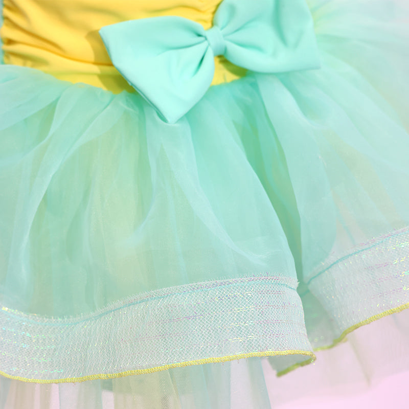Kids Green  Jazz Dance Skirt JSP016