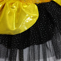 Kids Golden Jazz Dance Skirt JSP014