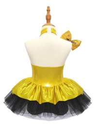 Kids Golden Jazz Dance Skirt JSP014