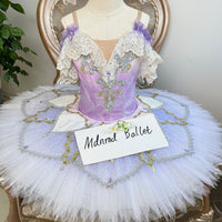 Lavender Princess Ballet Tutu Dress for Girls 閿熸枻鎷 MDT0465