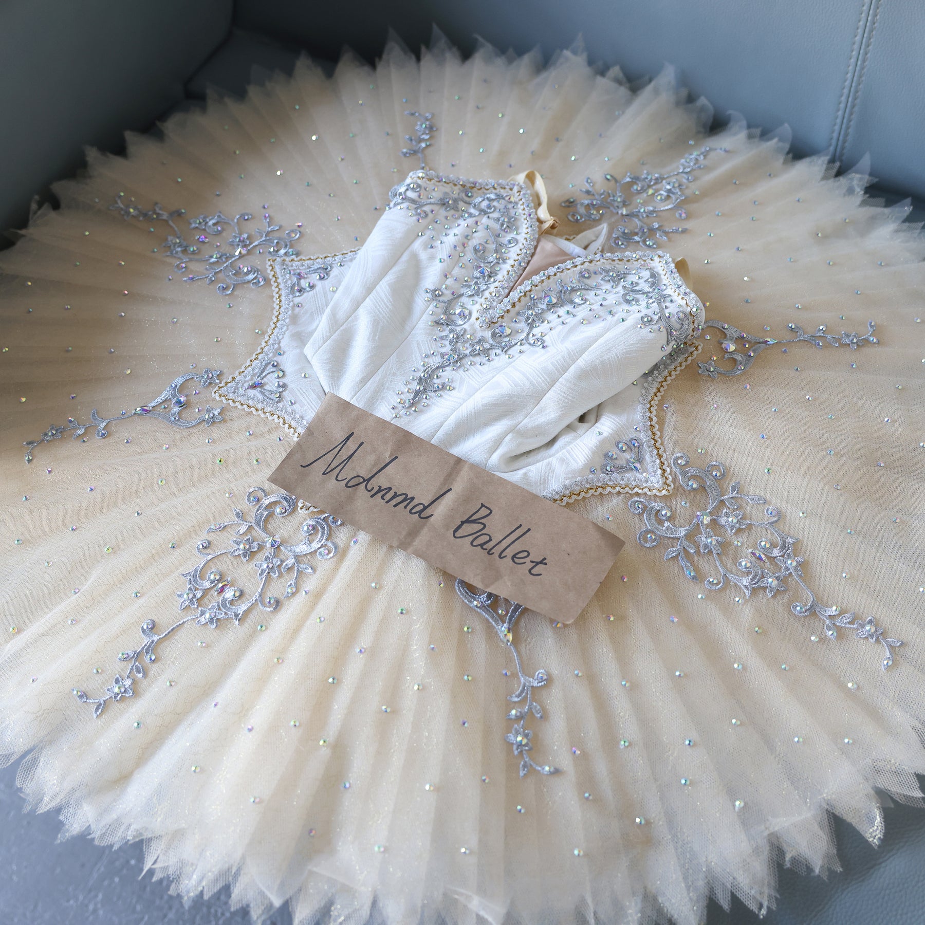Professional Ballet Tutu with Swarovski Crystal Embellishments - MDT0548