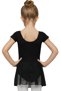 Classical Preschool Girl Classic Short Sleeved Ballet Dress Leotard, Actor Training Costume