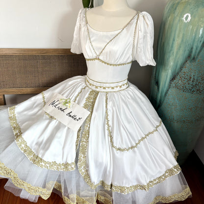 Hebe Variation Ballet Tutu - Flora's Awakening Youth Goddess Lace Performance Dress for Adults & Kids-MDC1048
