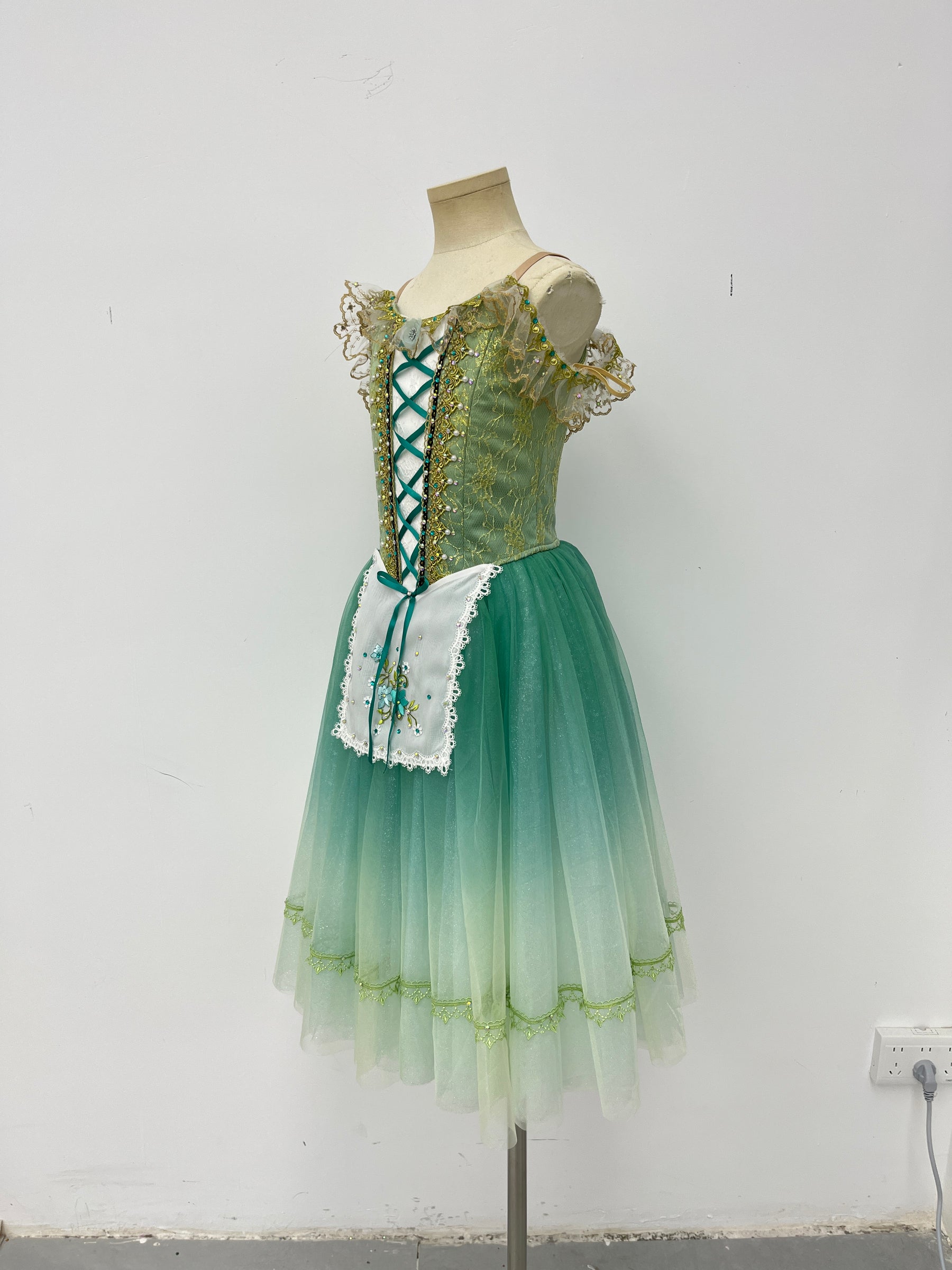 Meadow Maiden Mint Romantic Ballet Dress