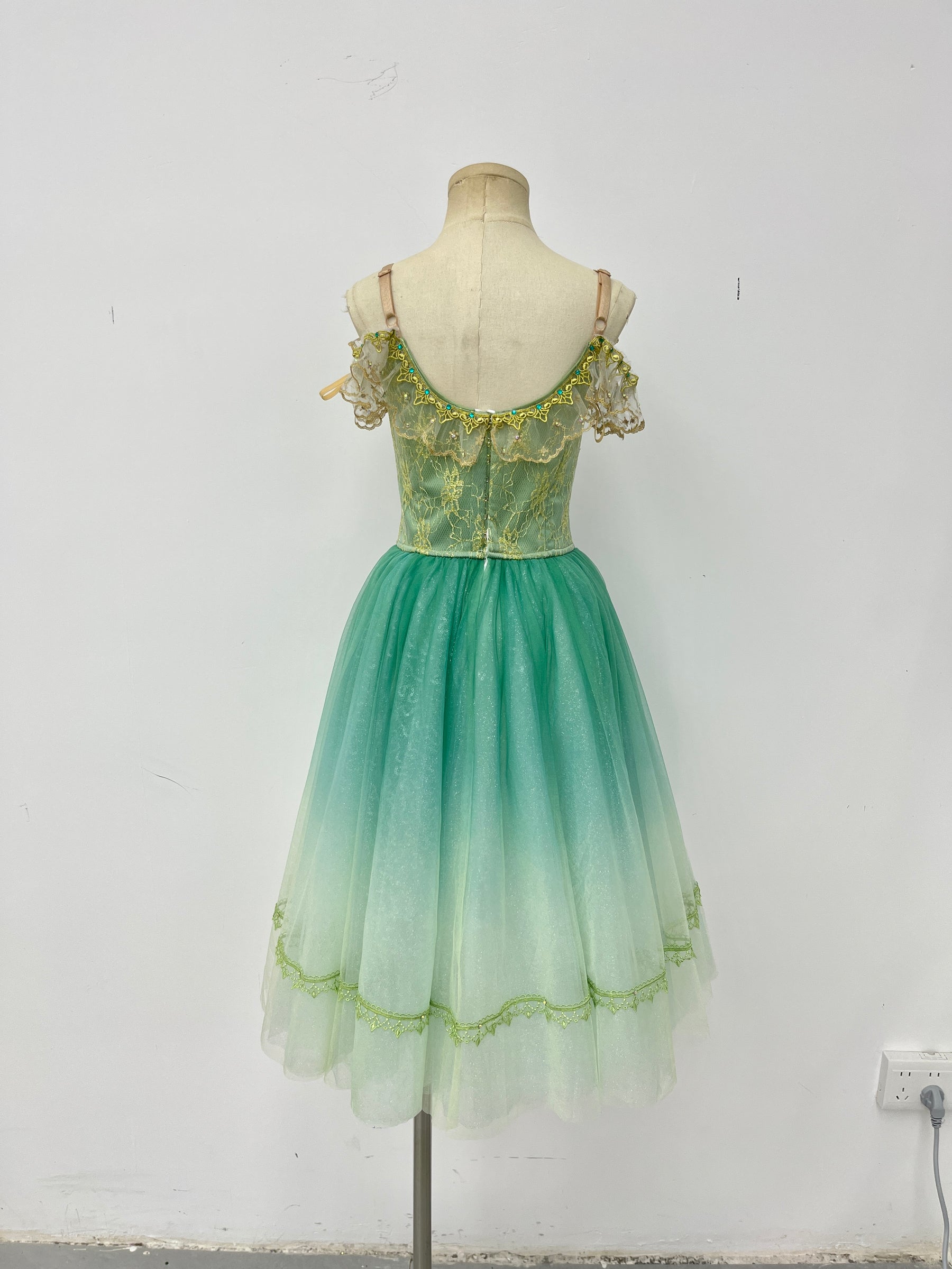Meadow Maiden Mint Romantic Ballet Dress