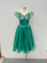 Emerald Jewel Romantic Ballet Dress